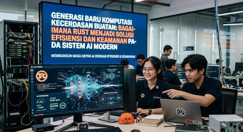 Generasi Baru Komputasi Kecerdasan Buatan: Bagaimana Rust Menjadi Solusi Efisiensi dan Keamanan pada Sistem AI Modern